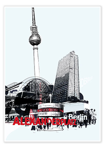 Poster Berlin Alexanderplatz (streetstyle)