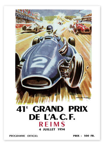 Poster Grand prix de Reims