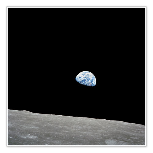 Poster La Terre vue depuis la Lune
