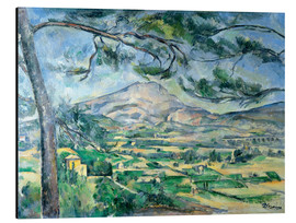 Tableau en aluminium  Montagne Sainte-Victoire - Paul Cézanne