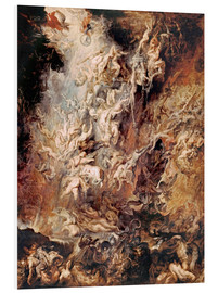 Tableau en PVC  La Descente en Enfer des Damnés - Peter Paul Rubens