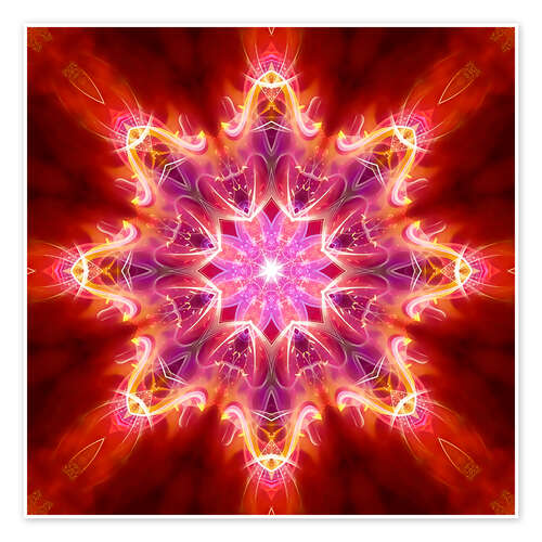 Poster Mandala, le pouvoir de la création