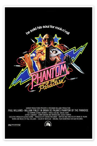 Poster Phantom of the Paradise (anglais)