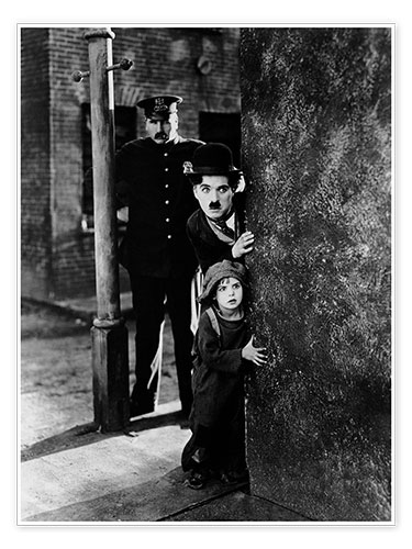 Poster Charlie Chaplin dans Le Kid