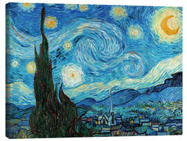 Tableau sur toile  La Nuit étoilée - Vincent van Gogh