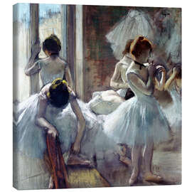 Tableau sur toile  Groupe de danseuses - Edgar Degas