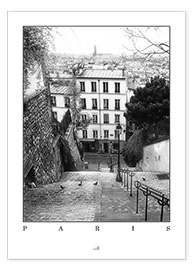Poster Paris - Montmartre