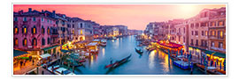 Poster Vue panoramique de Venise 