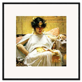 Impression artistique encadrée  Cléopâtre - John William Waterhouse