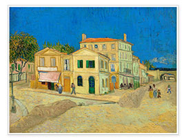 Poster  La Maison jaune - Vincent van Gogh