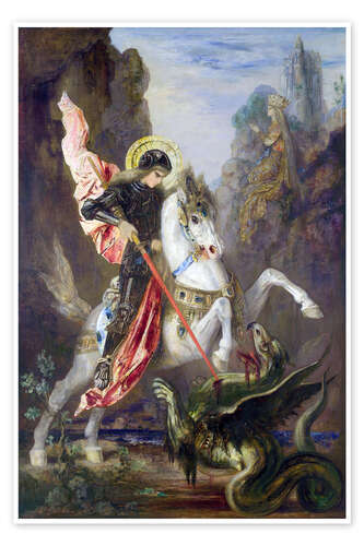 Poster Saint Georges et le Dragon