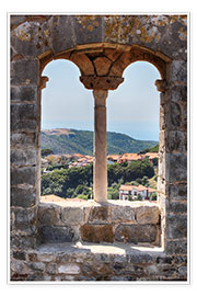 Poster  Vue par la fenêtre en Toscane, Italie - Filtergrafia