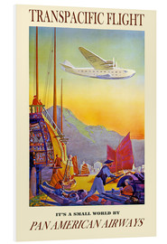 Tableau en PVC  Le monde est petit avec Pan American Airways (anglais) - Vintage Travel Collection