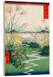 Tableau en bois  Champs d'Otsuki dans la province de Kai - Utagawa Hiroshige