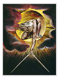 Poster  Le Grand Architecte - William Blake