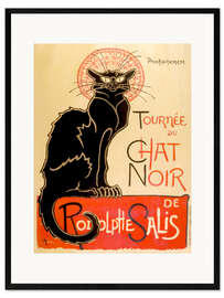 Impression artistique encadrée  Tournée du Chat noir - Théophile-Alexandre Steinlen