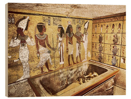 Tableau en bois  Grave of Tutankhamun in the Valley of the Kings