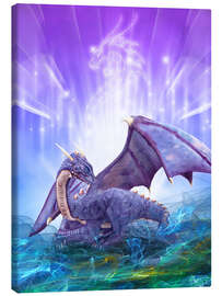 Tableau sur toile  L'énergie du dragon - Dolphins DreamDesign