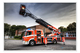 Poster  Camion de pompier - Markus Will
