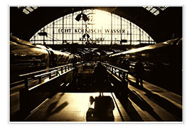 Poster  Gare de Cologne - Die Farbenflüsterin