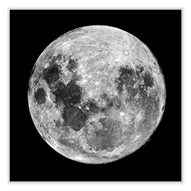 Poster  Pleine Lune - Robert Gendler