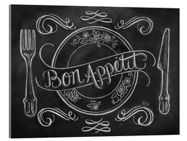 Tableau en verre acrylique  Bon Appétit - Lily &amp; Val