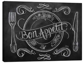 Tableau sur toile  Bon Appétit - Lily &amp; Val