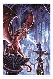 Poster  Le Sorcier contre le Dragon - Steve Crisp