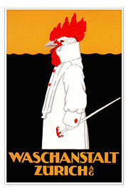 Poster  Laundry Zurich - Vintage Advertising Collection