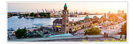 Poster  Panorama de Hambourg - euregiophoto