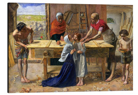 Tableau en aluminium  Le Christ dans la maison de ses parents - Sir John Everett Millais