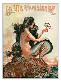 Poster  La vie Parisienne - Georges Leonnec