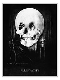 Poster  All is Vanity - Charles Allan Gilbert