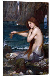 Tableau sur toile  La sirène - John William Waterhouse