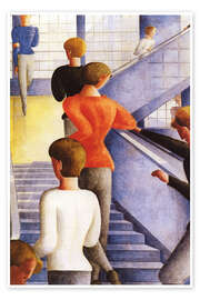 Poster  L'Escalier du Bauhaus - Oskar Schlemmer