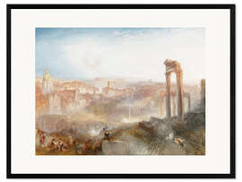 Impression artistique encadrée  Rome Moderne - Joseph Mallord William Turner