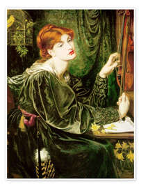 Poster  Veronica Veronese - Dante Charles Gabriel Rossetti
