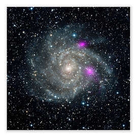 Poster  Galaxie du Tourbillon (image NuSTAR) - NASA