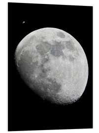 Tableau en PVC  La Station spatiale internationale et la Lune - NASA