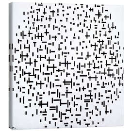 Tableau sur toile  Composition avec des lignes - Piet Mondriaan