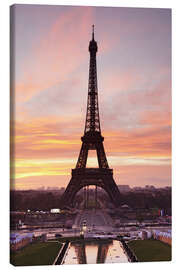Tableau sur toile  La tour Eiffel au lever du soleil - Markus Lange
