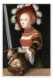Poster Judith et la tête d'Holopherne