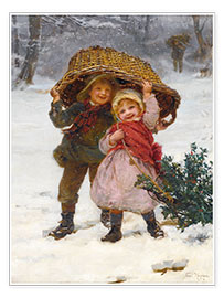 Poster  À Noël - Frederick Morgan