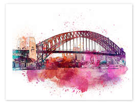 Poster Sydney Harbor Bridge