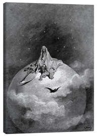 Tableau sur toile  Le Corbeau - Gustave Doré