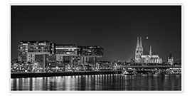 Poster  Cologne la nuit - rclassen