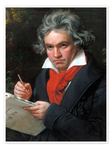 Poster Ludwig van Beethoven