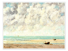 Poster  Mer calme - Gustave Courbet