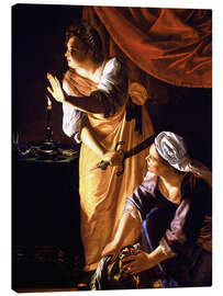 Tableau sur toile  Judith avec la tête d'Holopherne - Artemisia Gentileschi