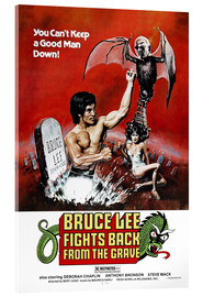 Tableau en verre acrylique  Bruce Lee Fights Back from the Grave (anglais) - Vintage Entertainment Collection